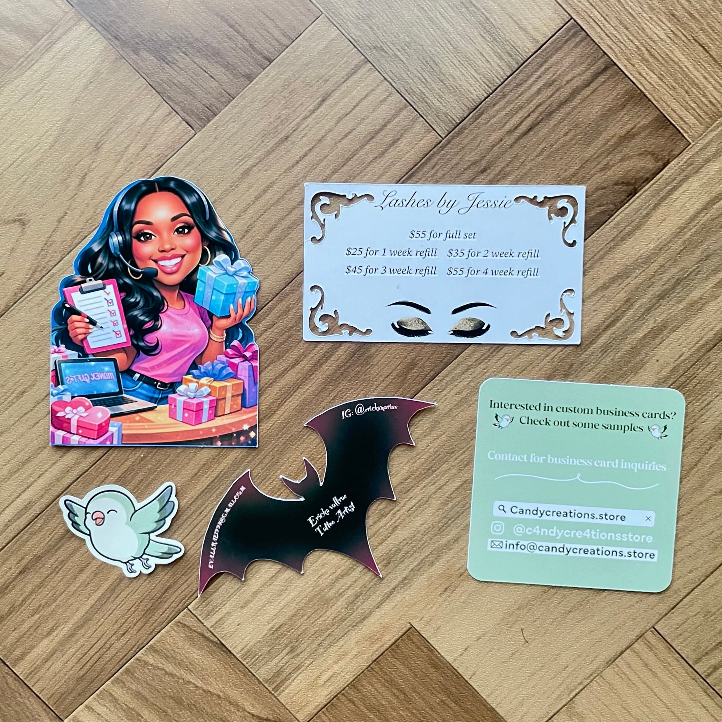 Custom Cut Business Cards