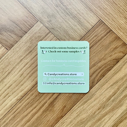 Custom Cut Business Cards