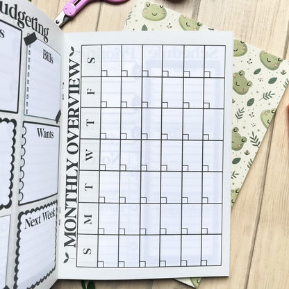 Green Froggy Planner (CLEARANCE)